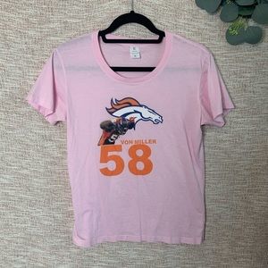 [nfl] Von Miller Denver Broncos Ladies Tee Shirt